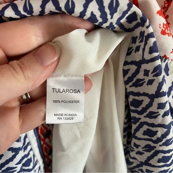 TULAROSA x REVOLVE Samuel Dress in Cobalt & Rust - Picture 9 of 10